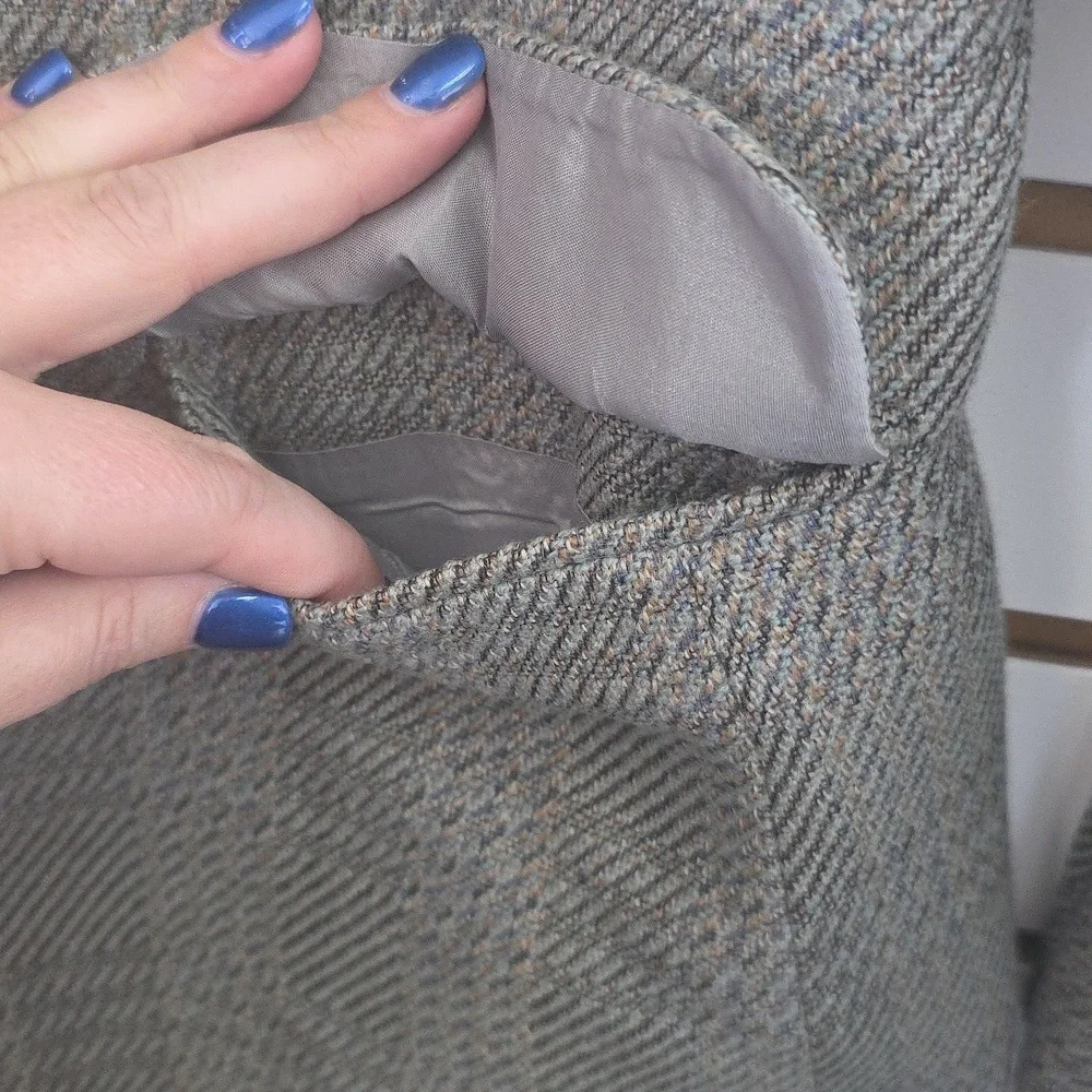 2p Set Wool Blazer & Skirt 4
